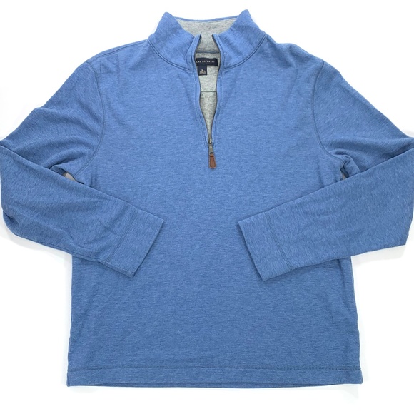 Banana Republic Tops - 1/2 Zip Blue Pullover Sweatshirt